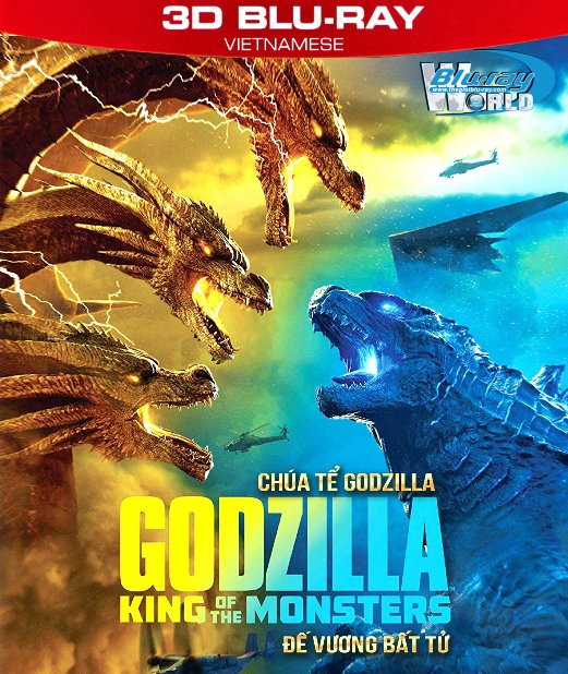 Z284. Godzilla King of the Monsters 2019 - Chúa Tể Godzilla: Đế Vương Bất Tử 3D50G (TRUE- HD 7.1 DOLBY ATMOS)